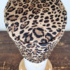 Turbante leopardato, dettaglio forma.