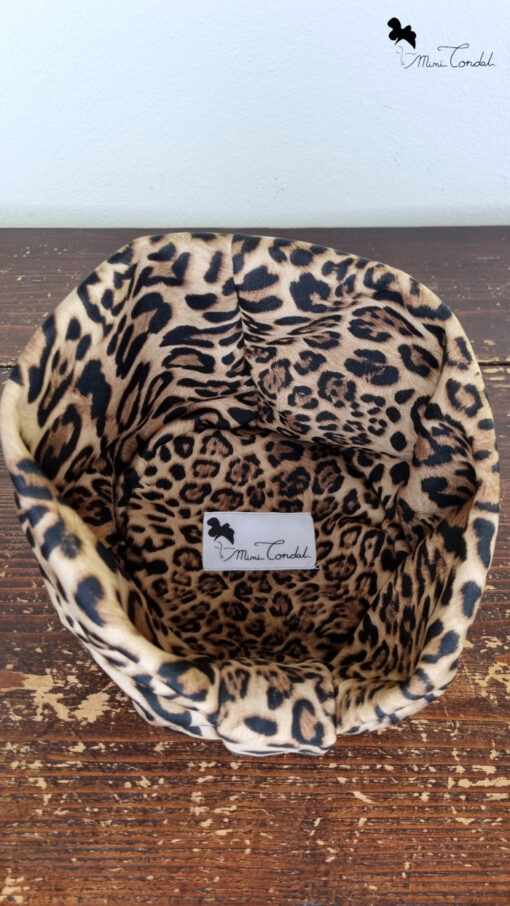 Turbante leopardato, fodera interna