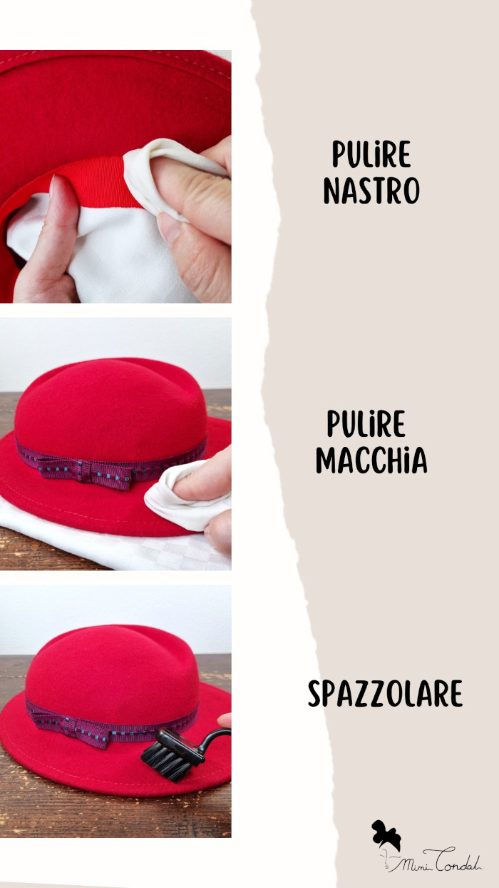 Tutoriale come pulire il cappello, Mimi Condal