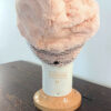 Cappello morbido stile beanie in pelliccia sintetica rosa con veletta, Mimi Condal