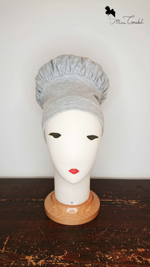 Turbante imbottito con ovatta per utilizzare come base volumizzante sotto foulard, Mimi Condal