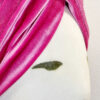 Morbida ed elegante fascia per capelli in velluto fucsia, Mimi Condal.
