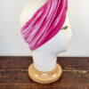 Morbida ed elegante fascia per capelli in velluto fucsia, Mimi Condal.